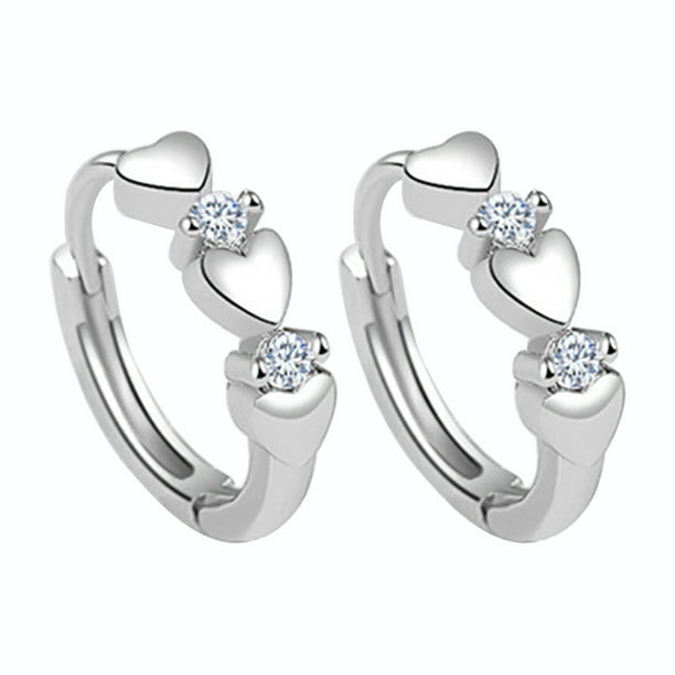 Party Zirconia Jewerly CZ Jewelry Women Ear Hoop Huggie Earring 
